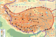 青藏高原地图_如何看懂高原地形