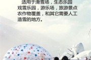 冰雪娱乐项目设备有哪些_滑雪场造雪机怎么选