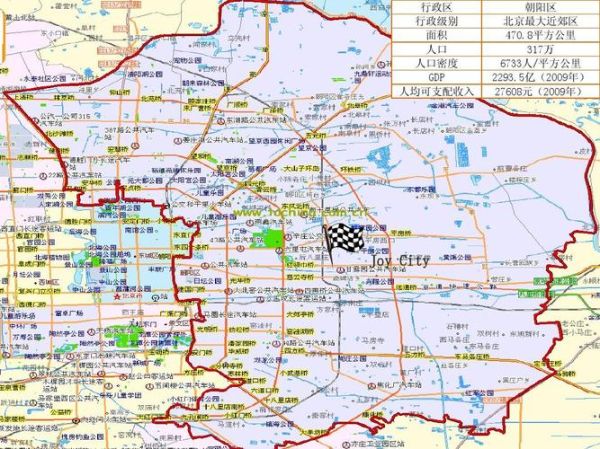 北京朝阳地图怎么分区_朝阳区有哪些街道