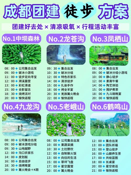 成都户外团建去哪玩_成都团建活动怎么安排