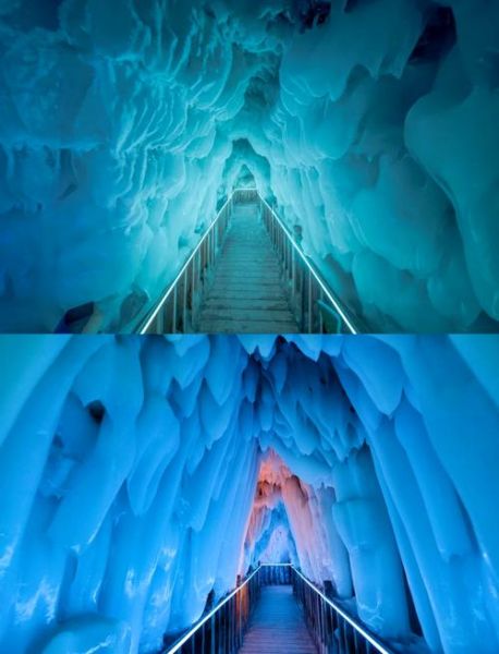 冰雪溶洞设计_如何打造沉浸式冰洞景观