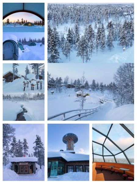 芬兰冰雪小镇怎么玩_极光玻璃屋住宿攻略
