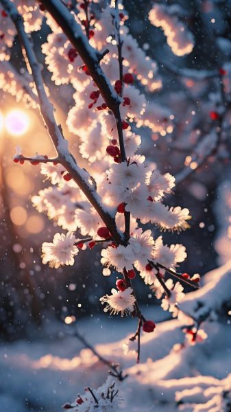 冰雪梅花图片大全_如何拍摄雪中梅花