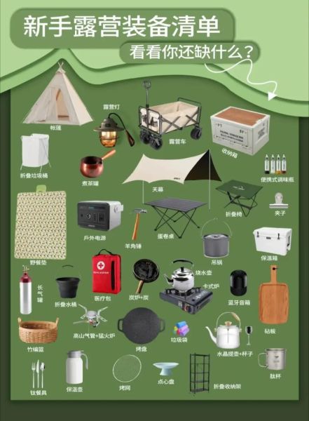 户外露营需要带什么装备_新手徒步装备清单