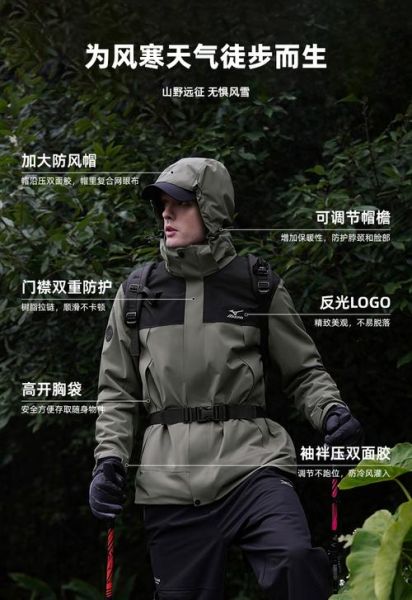 户外男士冲锋衣怎么选_冲锋衣三合一和硬壳区别