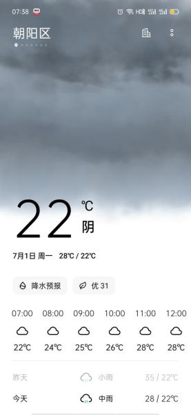 北京今天几点下雨_北京小时级天气预报