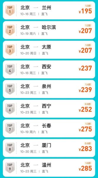 广州到北京飞机票多少钱_如何买到低价票