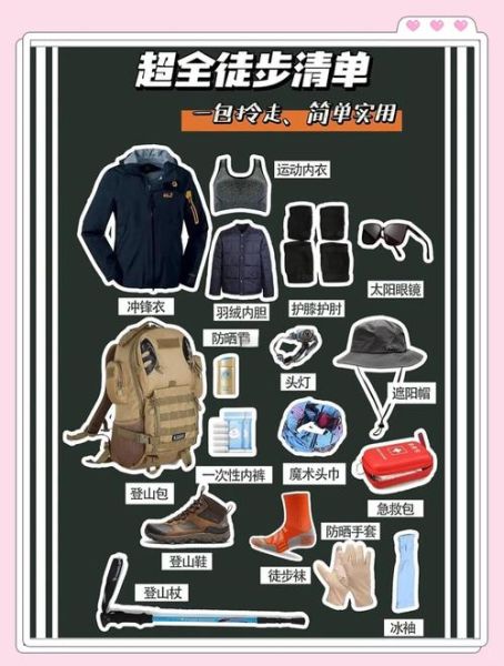 户外驴友装备清单_新手徒步路线推荐
