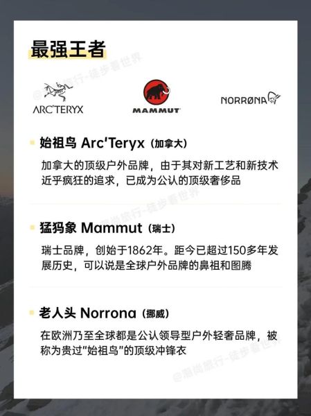 小众户外品牌怎么选_小众户外品牌有哪些推荐