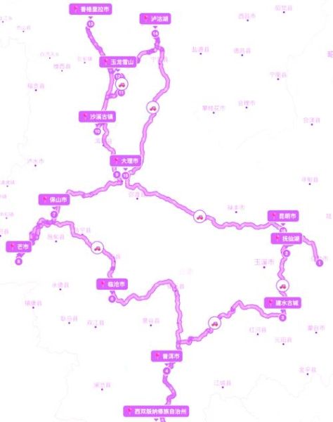 云贵高原旅游地图怎么玩_云贵高原自驾路线推荐