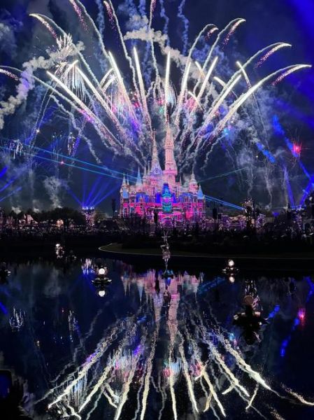 迪士尼烟花冰雪奇缘_几点开始