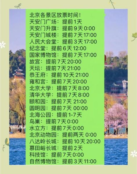 北京必去的十大景点有哪些_门票价格及开放时间