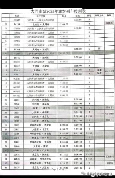 大同到北京高铁多久_票价多少