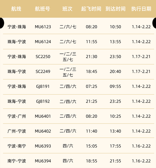 宁波飞北京航班时刻表_宁波到北京机票多少钱