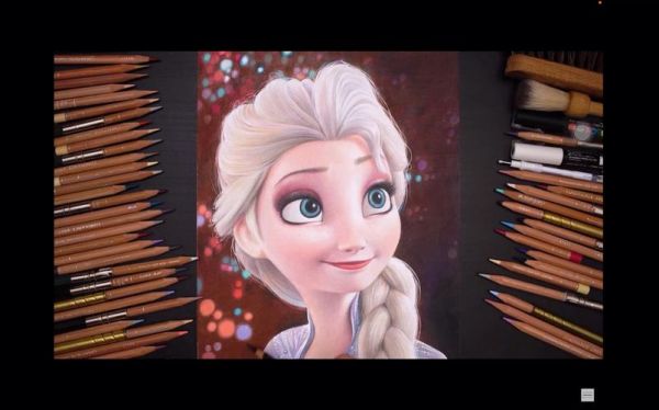 冰雪奇缘手稿在哪看_如何收藏迪士尼原画