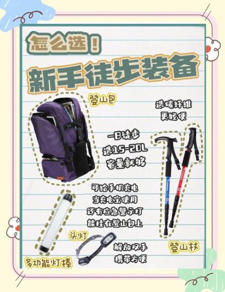 户外徒步基本装备清单_新手需要准备什么