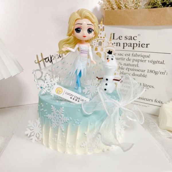 冰雪奇缘蛋糕图_怎么做