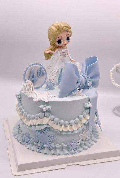 冰雪奇缘蛋糕图_怎么做