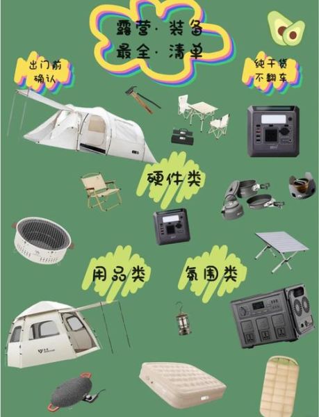 户外露营必备物品清单_新手第一次露营需要带什么