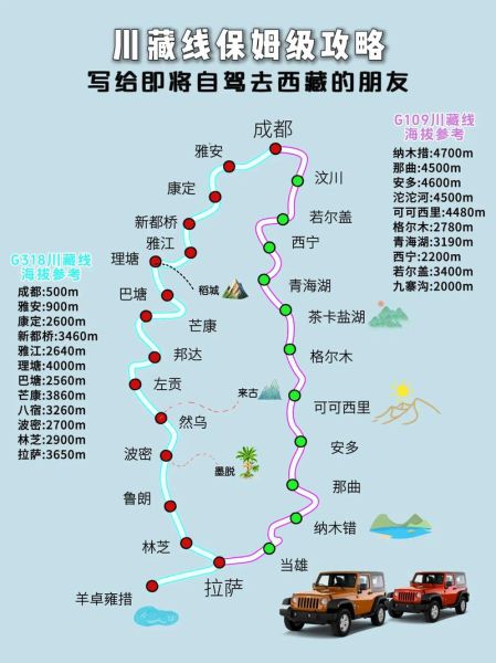成都到青藏高原怎么走_成都到青藏高原自驾路线