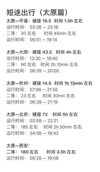 太原到北京高铁时刻表_太原到北京自驾路线怎么走