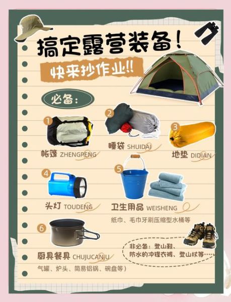 乐土户外露营装备清单_新手怎么选